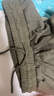 马登工装重磅针织卫裤男随心裁灰色运动锥形裤秋男士垂感休闲长裤子 橄榄绿 L 实拍图