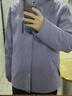 骆驼（CAMEL）户外冲锋衣三合一可拆防水登山服3514X凝夜紫,男女款XXL 实拍图