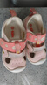 基诺浦儿童棉鞋秋冬款加绒加厚学步鞋男女童机能鞋GY1518 粉色/白色/橘色 21 130mm 适合脚长130-135mm 实拍图