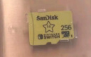 闪迪（SanDisk）256GB TF（MicroSD）内存卡 U3 4K 游戏存储卡 读速100MB/s Switch任天堂授权 超级马里奥主题款 实拍图