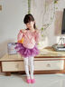 s.lemon 儿童舞蹈服披肩外套春秋保暖针织长袖舞蹈毛衣芭蕾舞女童练功服 粉红色披肩 L /130（建议身高110-120cm） 实拍图