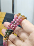 石玥珠宝4.5-5mm多圈彩虹碧玺手链转运珠天然水晶手串男女士款 水晶玛瑙 实拍图