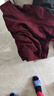 恒源祥纯色羊毛绒衫羊毛衫男加厚半高领毛衣中年男士针织打底保暖衣服 100%不起球高档酒红 半高 领 4XL 190码(适合200-220斤) 实拍图