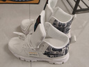 库彬冬季男士增高鞋运动鞋隐形内增高男鞋韩版休闲鞋潮鞋男内增高板鞋 白黑10cm 41 内增高鞋 实拍图