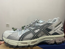 亚瑟士跑步鞋男鞋耐磨运动鞋透气抓地越野跑鞋 GEL-KAHANA 8 FL 灰色 41.5 实拍图