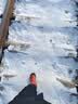 迪卡侬SH100儿童雪地靴加厚保暖防水防滑登山徒步棉靴珊瑚红36-5115105 实拍图
