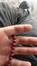 朱砂手链女款精致本命年手串男士送老公礼物送老婆生日礼物 朱砂素圈手串8mm（适合男生） 实拍图