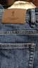 与狼共舞【固色升级】弹力舒适牛仔裤男长绒棉混纺裤子 112中蓝 33  实拍图