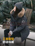 波司登（BOSIDENG）【反季】冬季极寒羽绒服鹅绒于适同款男女情侣款短款大毛领外套 【于适同款色】极地灰8270 1 M 165/88A 体重约120-140斤 实拍图