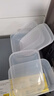 家の物语（KATEI STORY）日本进口冰箱收纳盒冻肉分装盒食品级厨房水果葱姜蒜冷冻小保鲜盒 抗菌款 1300ml 3件套 实拍图