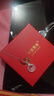 中国黄金（CHINA GOLD）祥云和田玉平安扣项链S银玉髓吊坠锁骨链生日送女朋友礼物老婆 【京速达】祥云福字玉髓平安扣项链 实拍图