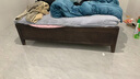 柒爵柒爵金丝檀木实木床现代北欧床双人床简约新中式轻奢主卧储物婚床 床+床头柜*1 框架结构1800mm*2000mm 实拍图