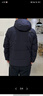 FILA 斐乐高质VC羽绒男士鹅绒羽绒服冬季新品休闲保暖连帽外套 正黑色-BK L 175/96A 实拍图