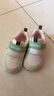 基诺浦宝宝学步鞋 18个月-5岁春秋款儿童鞋子 软底男女机能鞋GY1539 白色/绿色/灰色/银色 21 130mm 适合脚长130-135mm 实拍图