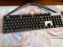 罗技（Logitech）K845机械键盘 有线键盘 办公电脑打字键盘  电竞游戏发光全尺寸个性化定制键帽 K845红轴+樱花粉透光键帽+桌垫 实拍图
