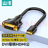 山泽 HDMI转DVI转接线公转母 HDMI转DVI-I/DVI24+5高清双向转换头 支持笔记本电脑显示器连接HGD02 实拍图