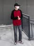 森马（Semir）森柔牛仔|牛仔裤男春秋长裤复古宽松直筒裤松弛109925124102 实拍图