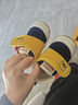 托姆贝克婴儿冬季棉鞋加绒学步鞋软底防滑冬款宝宝鞋 黄色大眼睛 18 实拍图