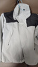 JEEP SPIRIT吉普冲锋衣男秋冬季夹克外套防风三合一工装登山服 灰白色 L 实拍图