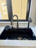 小米地宝系列日式厨房水槽大单槽洗菜盆一体盆洗碗槽304不锈钢台下盆水池 75*45左右排水圆抽拉龙头全功能 实拍图