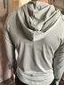 骆驼（CAMEL）瑜伽套装女跑步健身四件套运动服 Y23BATL6052 冰灰绿/幻影黑 S 实拍图