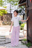 moonkids女童冰丝防蚊裤夏季薄款裤子儿童阔腿裤2026夏装凉感大童少女穿搭 15088粉紫色阔腿裤 130 cm 实拍图