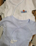 贝瑞加（Babyprints）宝宝连体衣2件装婴儿长袖纯棉家居服护肚连身衣柔软爬服 绿66 实拍图