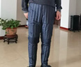 雪中飞男士羽绒裤秋冬时尚休闲鸭绒内穿中老年加厚膝盖极寒羽绒裤子 实拍图