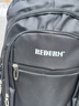瑞德姆男士双肩包商务潮流大容量男生学生15.6寸电脑包书包 RB8010-黑色【升级多仓大容量】 实拍图