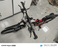 飛鸽（FG FLYING PIGEON） 折叠自行车成人男女学生青少年变速便携轻便双减震单车山地车 黑红26寸福条轮 指拨变速+大礼包 30速豪华版 5.5英寸 实拍图