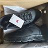 安踏男鞋运动鞋男冬季软底耐磨防泼水皮面跑步鞋减震户外休闲鞋子男 【防泼水皮面】5542-4黑 43 (270mm) 实拍图