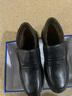 意尔康男鞋 皮鞋男冬季新款牛皮加绒加厚保暖棉鞋高帮套脚中老年爸爸鞋 黑色 39 实拍图