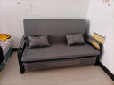 楠姝【顺丰入户】沙发床一体两用小户型布艺单人实木双人折叠沙发床 【1.58m普通款】5cm海绵+2cm乳胶 实拍图