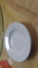景德镇（jdz）官方陶瓷高温白瓷中式餐具饭碗面碗汤碗餐盘礼盒装结婚乔迁送礼 流霜8英寸深盘单个 1头 实拍图