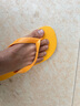 havaianas哈唯纳Top炫彩夹脚人字拖女夏海边平底拖鞋亲子款 新色1740-流行黄色 37-38 巴西码 实拍图