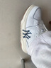 MLB官方运动鞋女鞋子 七夕情侣学长鞋厚底休闲鞋百搭板鞋男3ASXCA12N 纽约洋基队/象牙色/拍大半码 38.5 (245mm) 实拍图