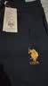 U.S. POLO ASSN.运动裤加绒男士休闲裤冬季保暖男裤宽松卫裤保罗裤子 灰色（平L 实拍图