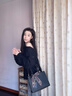 CinvaiKrose轻奢侈包包女包手提包女士包2025品牌新款斜挎包妈妈包生日礼物 黑色CK女包生日礼物送妈妈 实拍图
