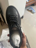 百丽潮搭厚底休闲皮鞋男鞋冬季舒适真皮商务运动鞋A1685DM4【预售】 黑色-单里 42 (260mm) 实拍图