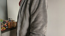 雅鹿 男士睡衣冬季男珊瑚绒长袖秋冬款法兰绒加厚加绒大码家居服套装 NSCBF-时空浅灰【2025升级新面料】 4XL 190-210斤(宽松版型) 实拍图