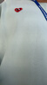 查尔斯桃心【白鹿同款】卫衣男女情侣同款圆领宽松青年打底衫 浅卡其 L 实拍图