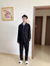 雅鹿100%纯棉睡衣男长袖全棉睡衣男士夏季可外穿大码青少年春秋款套装 NSSJ-纯棉男~3076 【100%纯棉 柔软亲肤】 XL (130-150斤) 实拍图