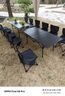 莱美汇户外折叠桌椅套装便携式折叠桌野餐钓鱼烧烤摆摊自驾游烧烤露营 6把超大号椅+120公分砂黑 【加粗加固】升级豪华版 实拍图
