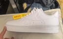 耐克NIKE板鞋女空军一号小白鞋 AIR FORCE 1 运动鞋 HF2016-100白36.5 实拍图
