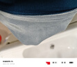 罗蒙（ROMON）假两件针织衫男年春秋新款时尚翻领加绒加厚保暖男士打底衫 2Z061266HP孔雀蓝 2XL (180) 实拍图