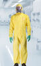 海锐得防护服耐酸碱化学实验室工作服HG6940L黄色M码 实拍图