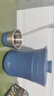 膳魔师（THERMOS）茶旅套装户外露营旅行茶具便携办公保温茶壶茶杯父亲节礼物TCMU 【冰花漆304不锈钢】琉璃蓝 实拍图
