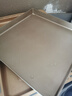 三能（SANNENG）SN13123金色不沾古早烤盘正方形金盘不粘28x28蛋糕卷月饼烘焙模具 SN13123方形烤盘28*28*3cm 实拍图
