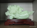 匠驴百财聚来白菜摆件玉石办公室桌面客厅玄关装饰公司乔迁开业礼物 【京仓直发】小号长37宽10高26厘米 实拍图