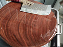 正宗铁木砧板切菜板抗菌防霉家用实木菜墩圆形东来菜板案板粘板胖 U型提手款【加厚5CM】 直径42CM 5cm 实拍图